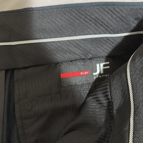 I. Ferrar Men’s Dress Pants 30x32 Navy Blue - Picture 4 of 4